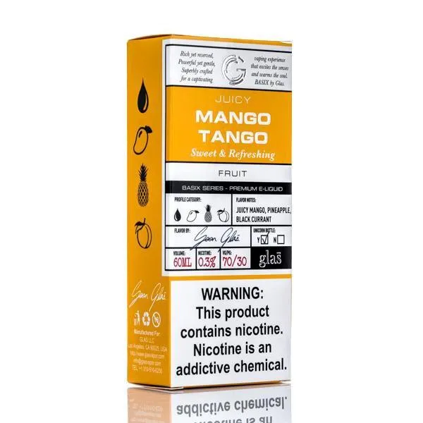 BSX Vapor E-Liquid - Juicy Mango Tango  - 60ml - Image 3