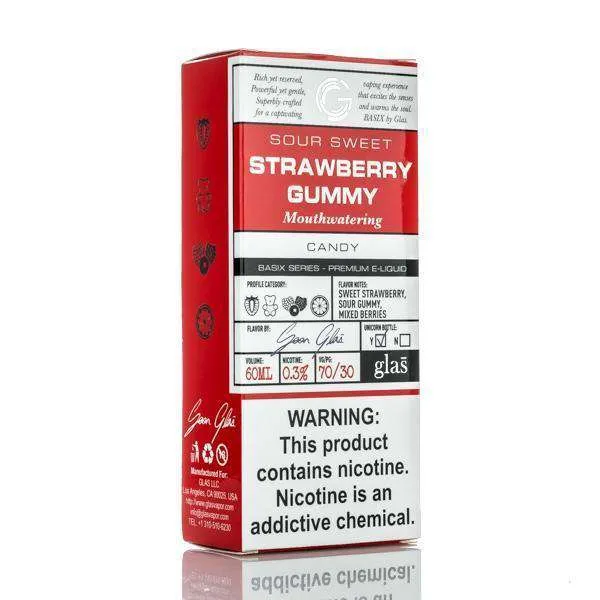 BSX Vapor E-Liquid -Strawberry Blast - 60ml - Image 3