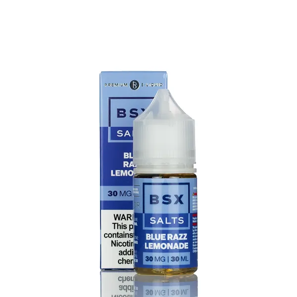 BSX Vapor Salt Nic - Blue Razz Lemonade - 30ml - Image 2