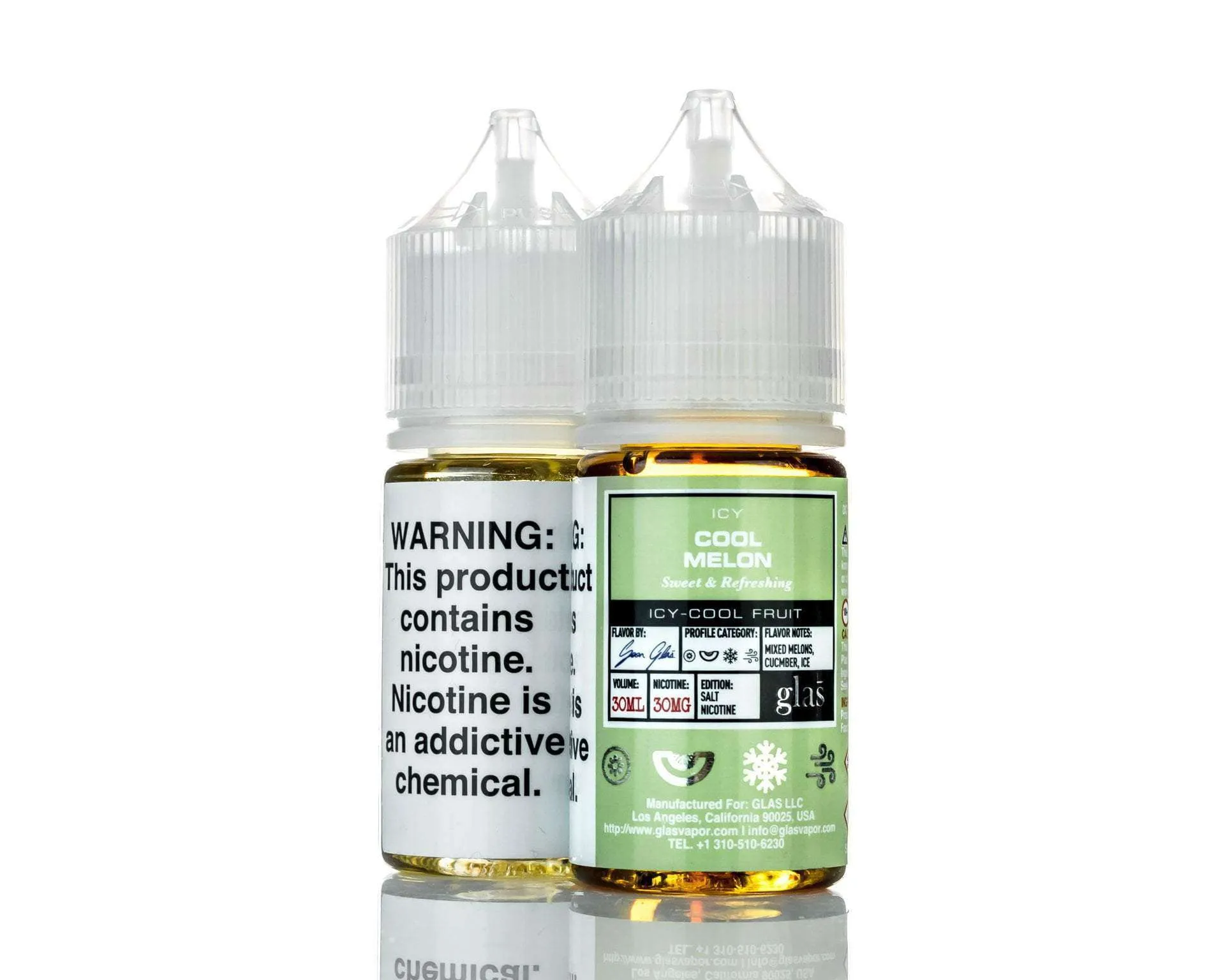 BSX Vapor Salt Nic E-Liquid - Cool Melon - 30ml