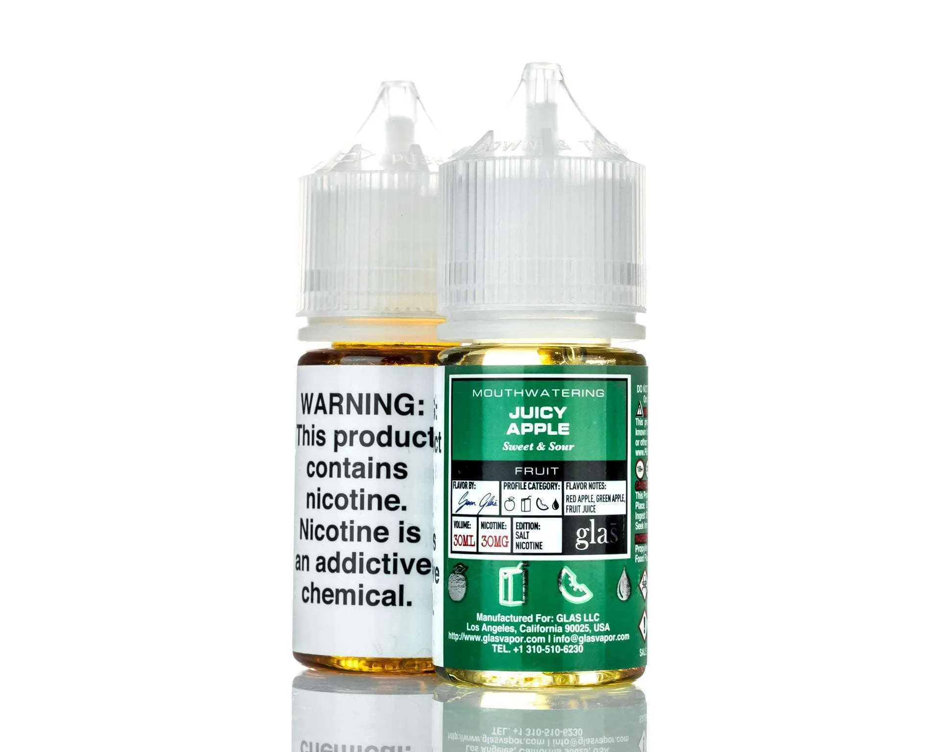 BSX Vapor Salt Nic E-Liquid - Juicy Apple - 30ml