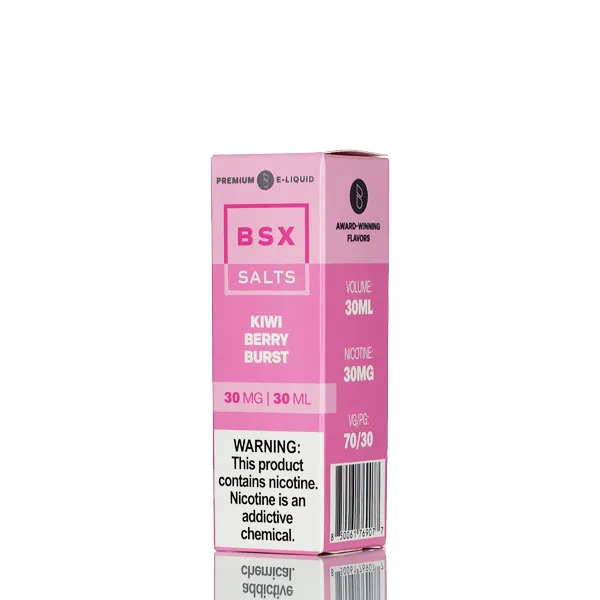 BSX Vapor Salt Nic - Kiwi Berry Burst - 30ml - Image 3