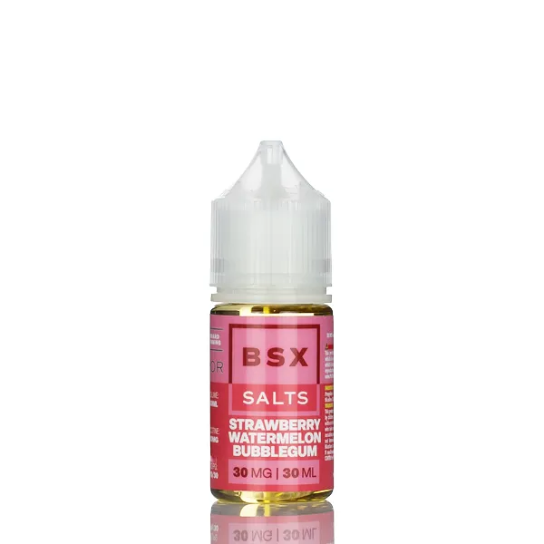 BSX Vapor Salt Nic - Strawberry Watermelon Bubblegum - 30ml