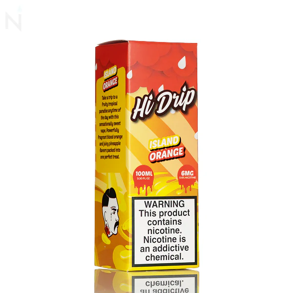 Hi Drip E-Liquid - Island Orange - 100ml - Image 3