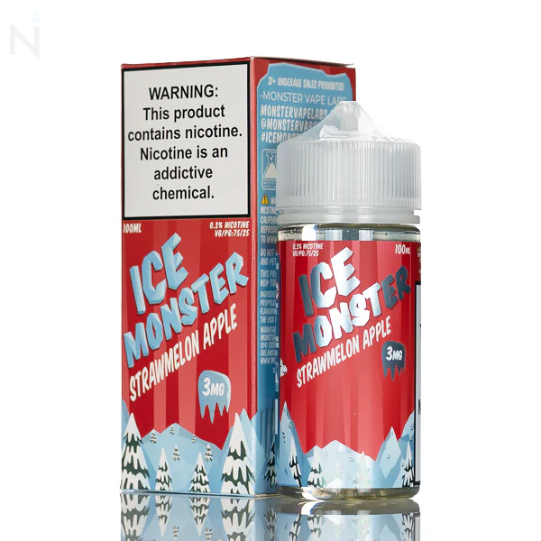 Ice Monster E-Liquid - Strawmelon Apple 100ml