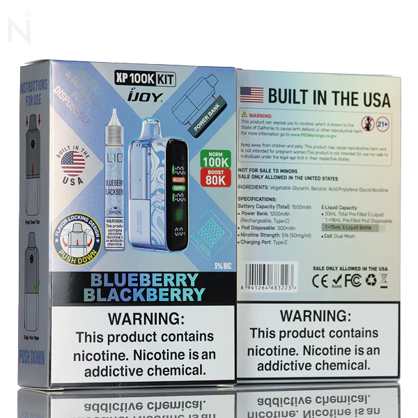 Ijoy XP100K 100000 Puffs Disposable Vape Kit - Image 3