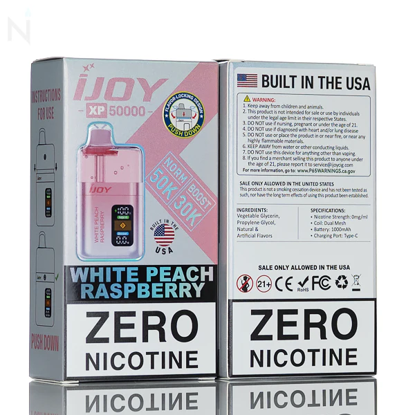 iJoy XP50K 0% Zero Nicotine Disposable Vape - 20mL - Image 3