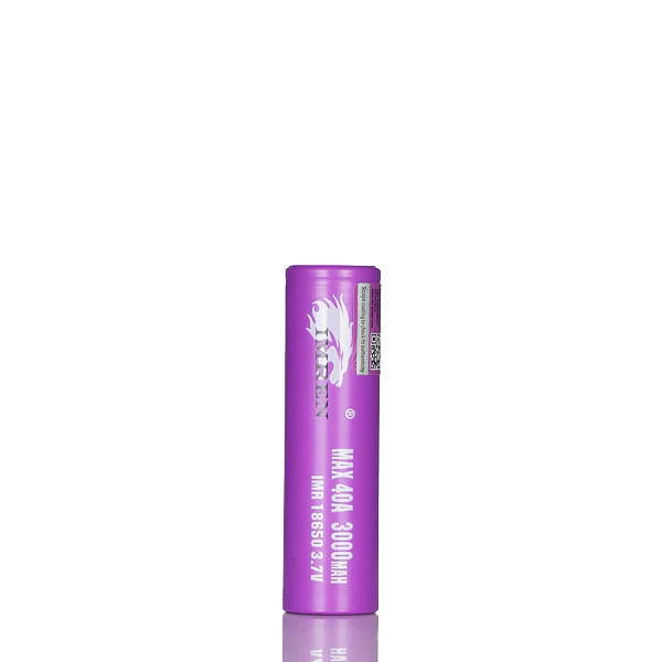 Imren 18650 3000mAh 40A Purple 2 Pack - Image 2