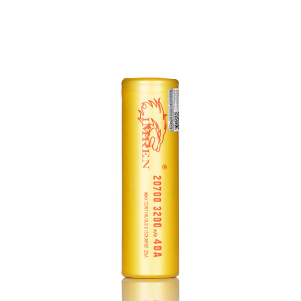 Imren 20700 3200mAh 40A Gold 2 Pack - Image 2