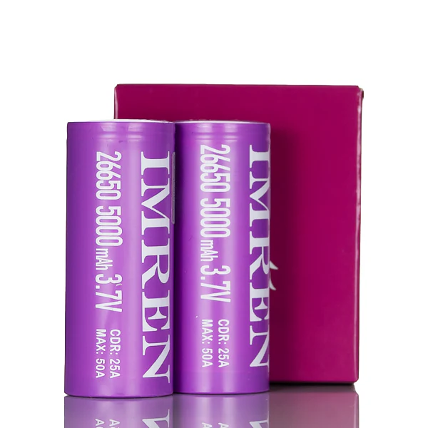 Imren 26650 5000mah 50A 2 Pack