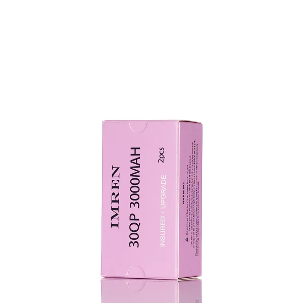IMREN 30QP 18650 Battery 3000mAh 15A - Pack of 2 - Image 3