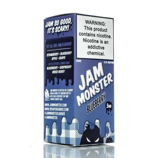 Jam Monster - Blueberry Jam - 100ml - Image 3