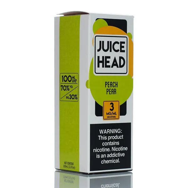 Juice Head E-Liquid - Peach Pear - 100ml - Image 3