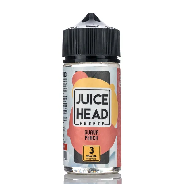 Juice Head Freeze E-Liquid - Guava Peach Freeze - 100ml - Image 2