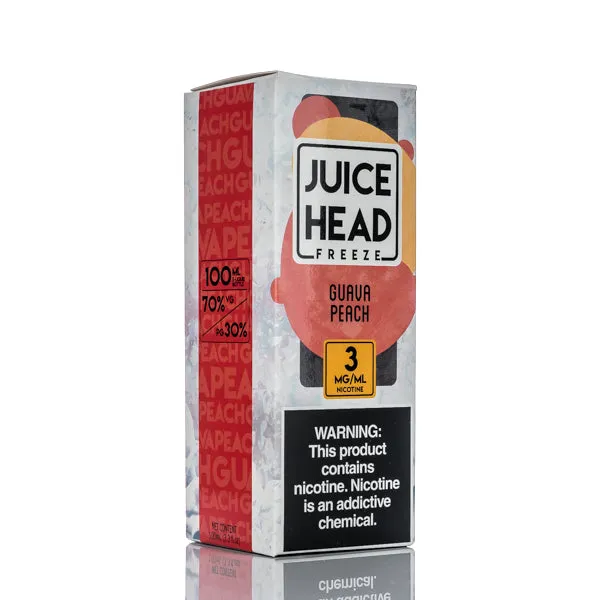 Juice Head Freeze E-Liquid - Guava Peach Freeze - 100ml - Image 3