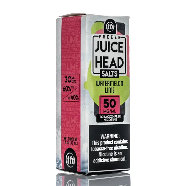 Juice Head TFN Salts - Tart Watermelon Freeze (Watermelon Lime)- 30ml - Image 2