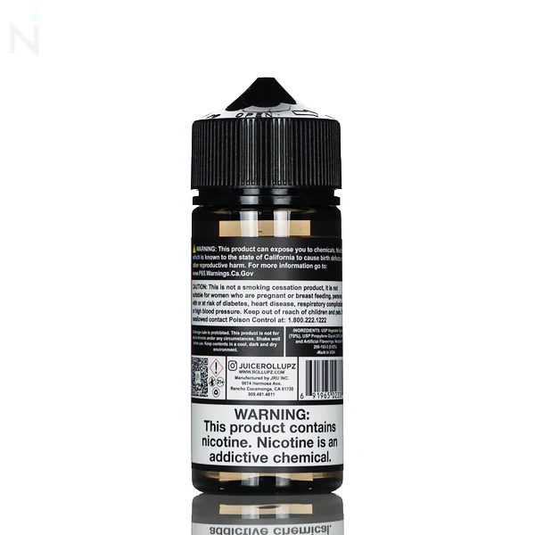 Juice Roll Upz E-Liquid - Carnival Blue Cotton Candy - 100mL - Image 2