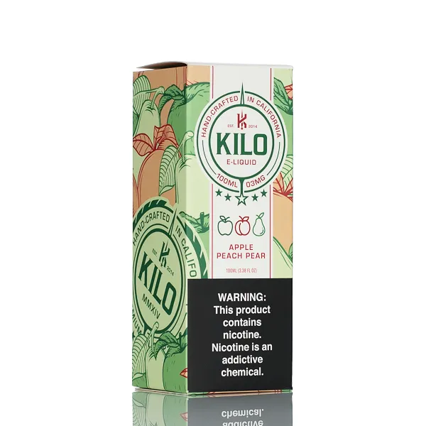 KILO E-Liquids - Apple Peach Pear - 100ml - Image 3