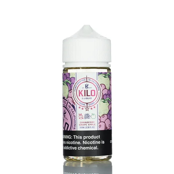 KILO E-Liquids - Cranberry Grape Apple - 100ml - Image 2
