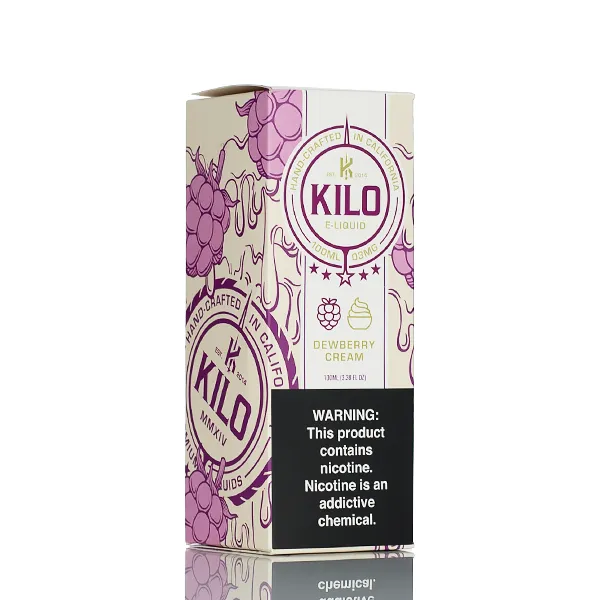 KILO E-Liquids - Dewberry Cream - 100ml - Image 3
