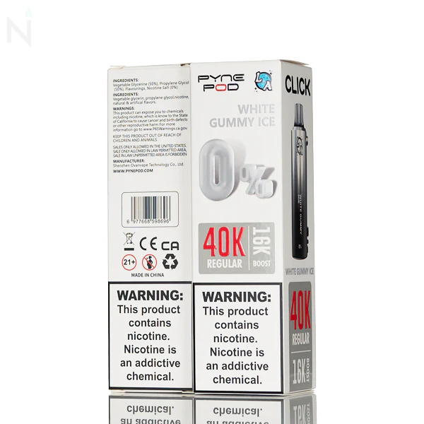 L&A X Pyne Pod Click 40K Disposable Pod - 0% Zero Nic - Image 3