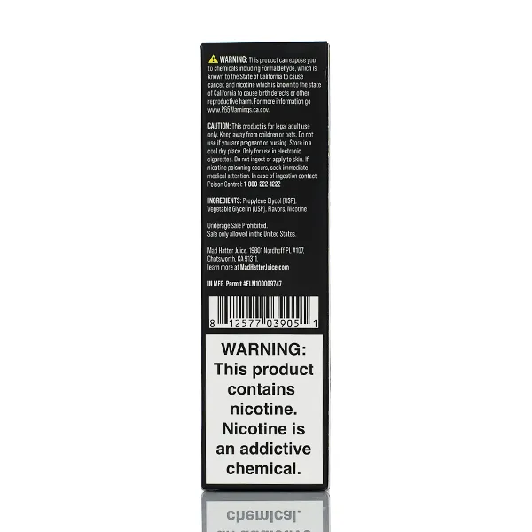 Mad Hatter Juice - Apple Peach Strawberry - 60ml - Image 4