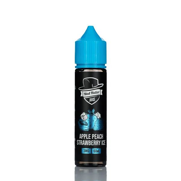 Mad Hatter Juice - Apple Peach Strawberry ICE - 60ml - Image 2
