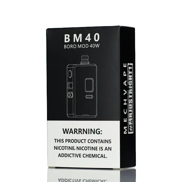 Mechvape x MRJUSTRIGHT BM40 40W LiPo Boro Box Mod (DISCONTINUED) - Image 8