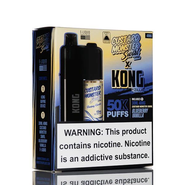 Monster Vape Labs X Kong by Zilla 50K Puffs Disposable - 4.8% 30mL - Image 2