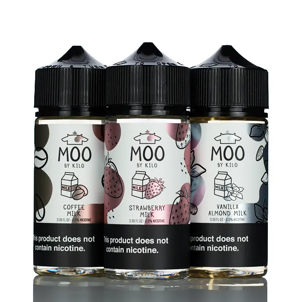 Moo E-Liquids - No Nicotine Vape Juice - 100ml (DISCONTINUED)