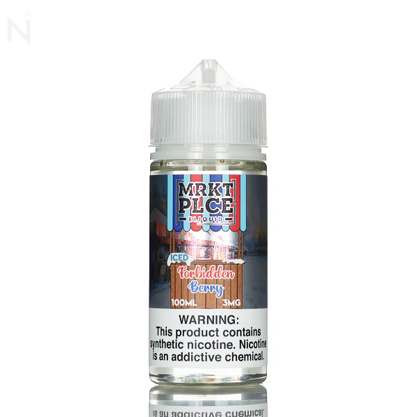 MRKT PLCE E-Liquid - Iced Forbidden Berry - 100mL - Image 2
