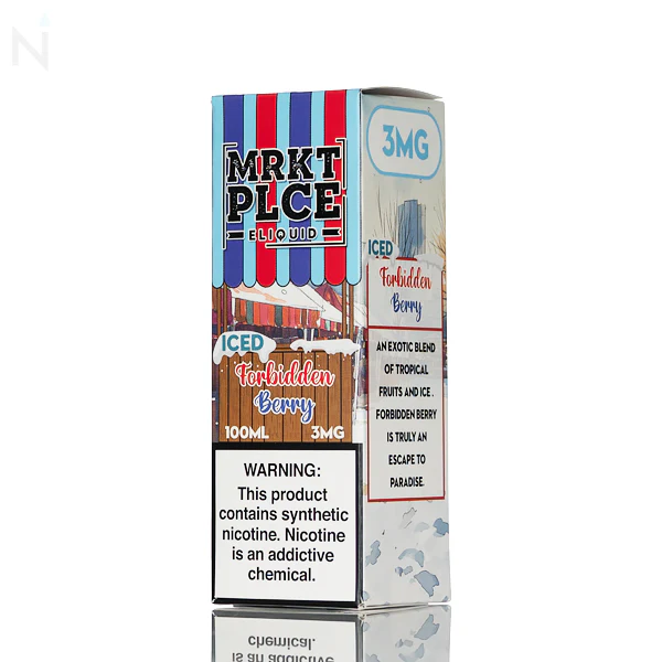 MRKT PLCE E-Liquid - Iced Forbidden Berry - 100mL - Image 3