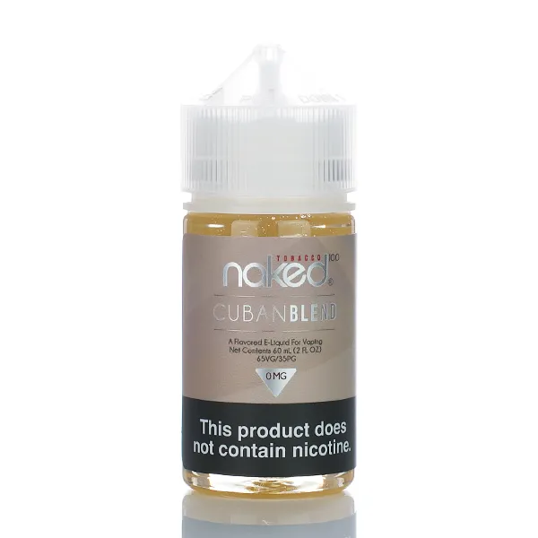 Naked 100 Tobacco - No Nicotine Vape Juice - 60ml - Image 3