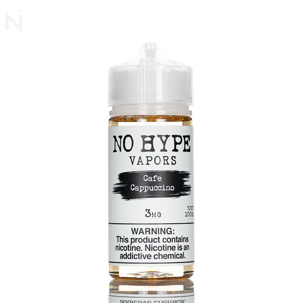 No Hype Vapors - Cafe Cappuccino - 100mL - Image 2