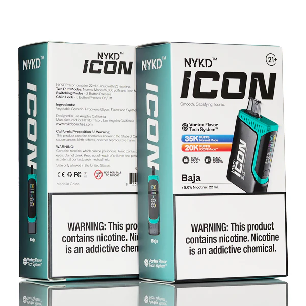 NYKD Icon 35k 35000 Puffs Disposable Vape - 22mL - Image 4