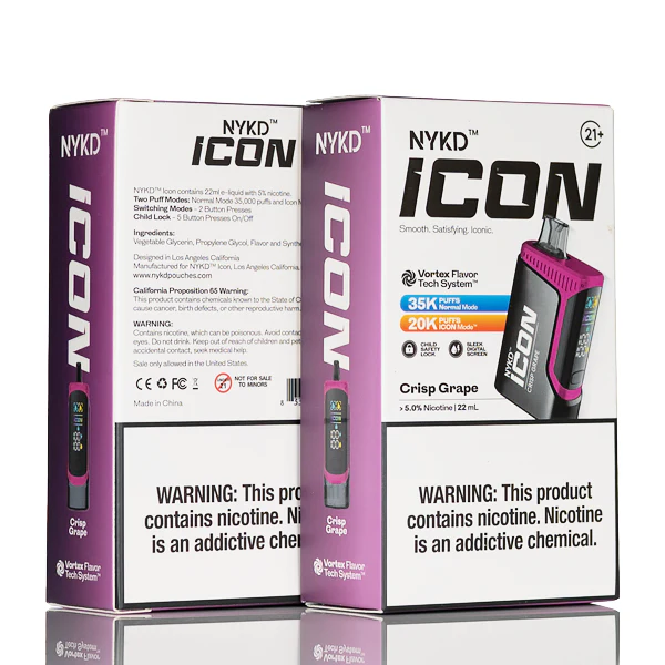 NYKD Icon 35k 35000 Puffs Disposable Vape - 22mL - Image 7
