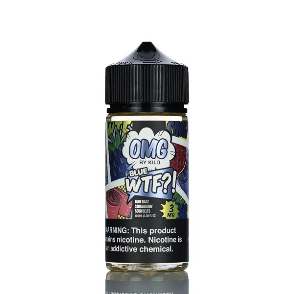 OMG E-Liquid - Blue WTF - 100ml - Image 2
