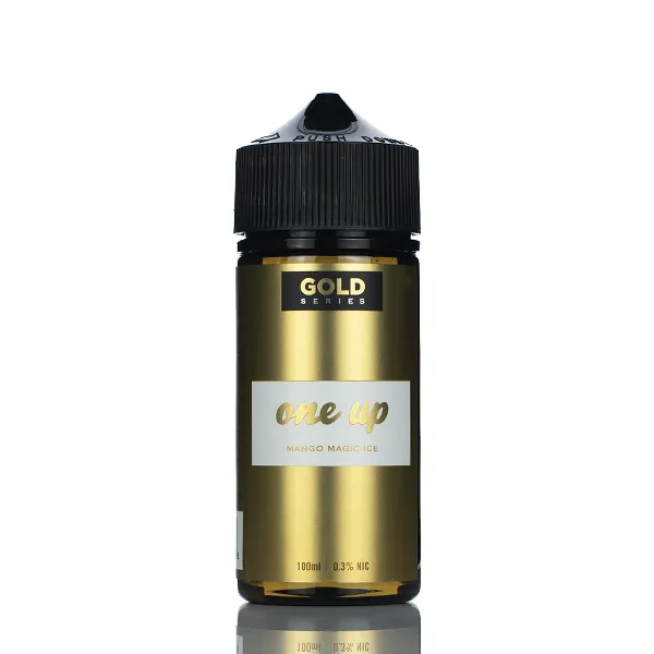 One Up Gold Series E-liquids - Mango Magic Ice - 100ml - Image 2