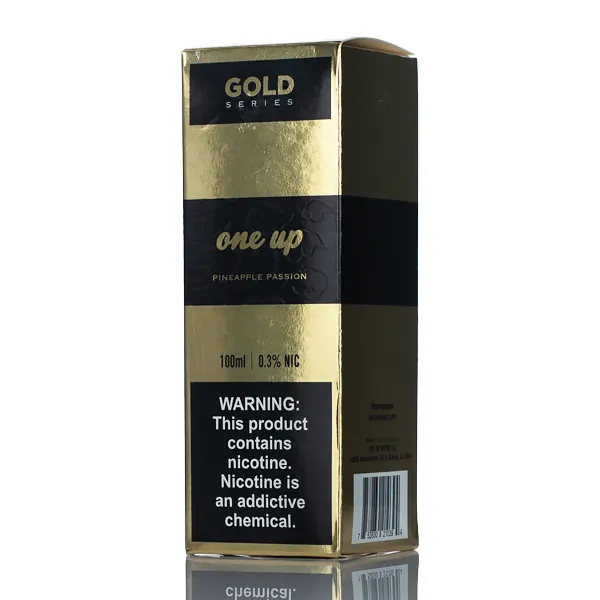One Up Gold Series E-liquids - Pineapple Passion - 100ml - Image 3