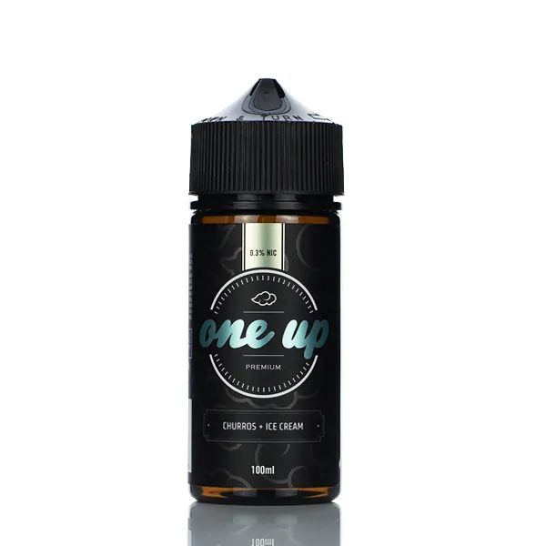 One Up Premium E-liquids - Churro and Ice Cream - 100ml - Image 2