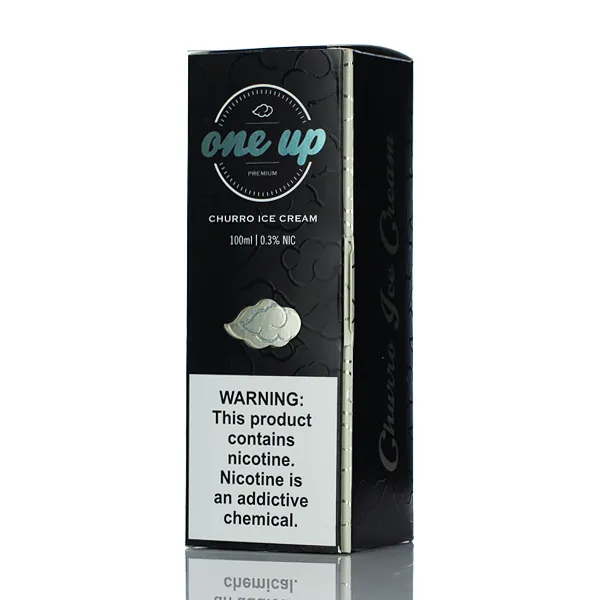 One Up Premium E-liquids - Churro and Ice Cream - 100ml - Image 3