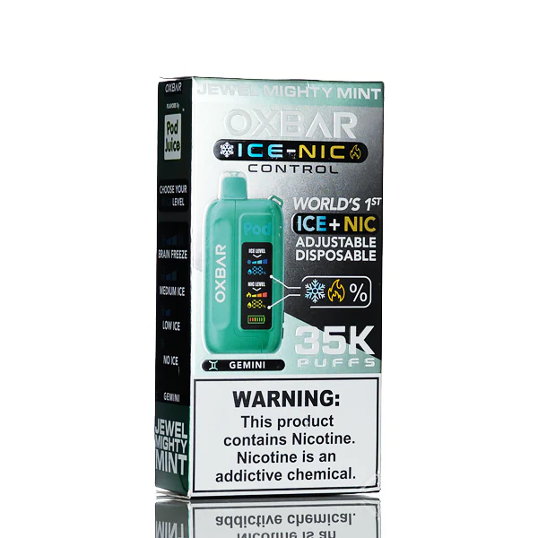 OXBAR X Pod Juice Ice-Nic Control 35K Puffs Disposable Vape - Image 3