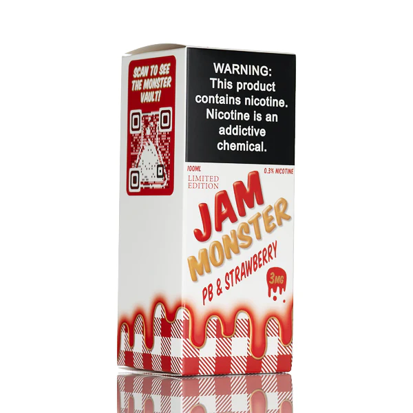 PB & Jam Monster - Strawberry - 100mL - Image 3