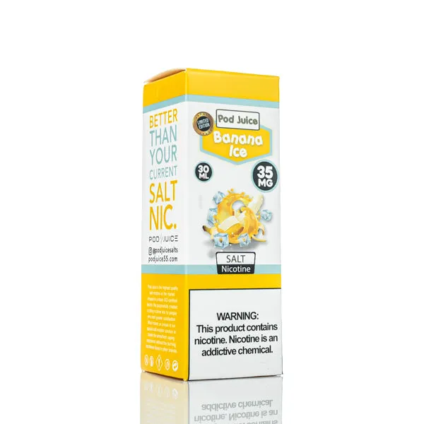 Pod Juice Salt - Banana Freeze - 30ml - Image 3