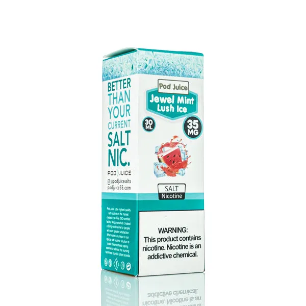 Pod Juice Salt - Jewel Mint Lush Ice - 30ml - Image 3