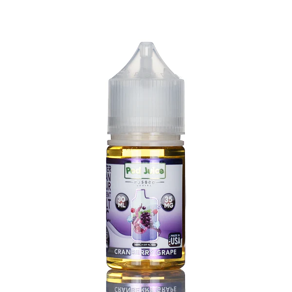Pod Juice Salt PJ5000 - Cranberry Grape - 30ml (DISCONTINUED) - Image 2