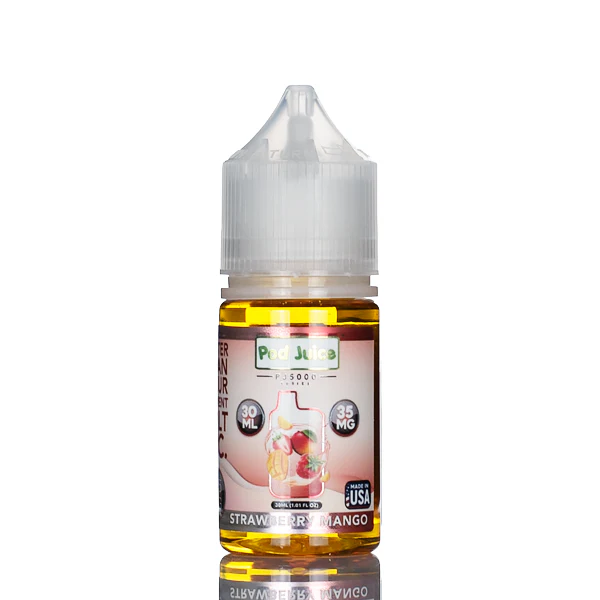 Pod Juice Salt PJ5000 - Strawberry Mango - 30ml (DISCONTINUED) - Image 2
