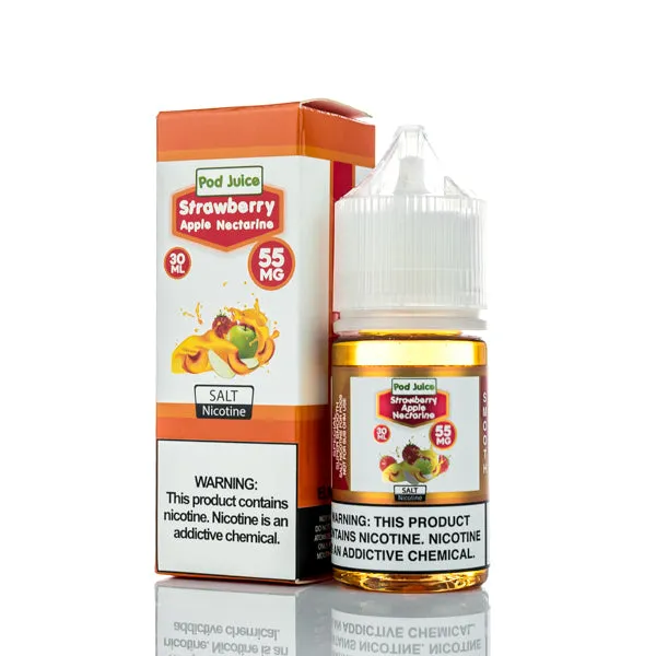 Pod Juice Smooth Salt - Strawberry Apple Nectarine - 30ml (DISCONTINUED)