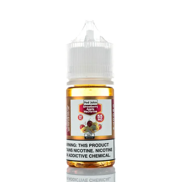 Pod Juice Smooth Salt - Strawberry Apple Nectarine - 30ml (DISCONTINUED) - Image 2