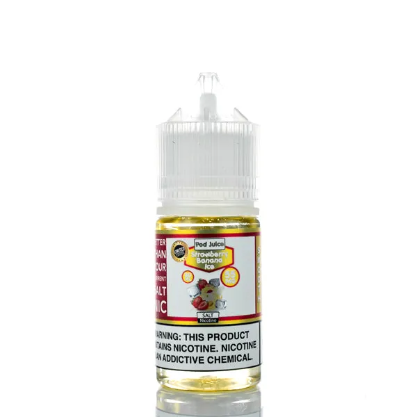 Pod Juice Smooth Salt - Strawberry Banana Freeze - 30ml - Image 2